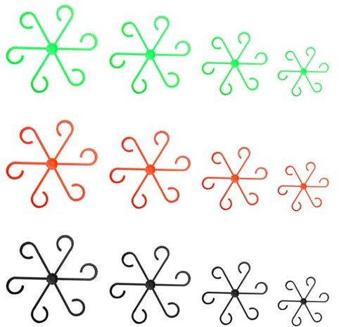 TYFGRT 12 Abrazaderas para Rizomas De Plantas, Estantes De Recolección De Rizomas De Plantas, Estantes De Soporte para Plantas, Ayudas para Trepar Plantas, Accesorios para Cultivo De Plantas