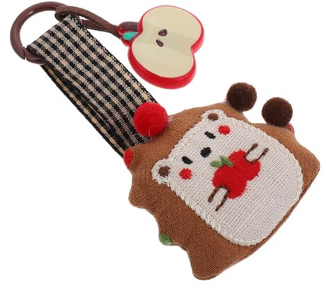 OUNONA Plüsch Schlüsselanhänger Für Auto Süßer Tier Weicher Stoff Schlüsselring Niedlicher Backpack Charm Einzigartiges Design Für Taschen Und Schlüssel Perfektes Accessoire Für