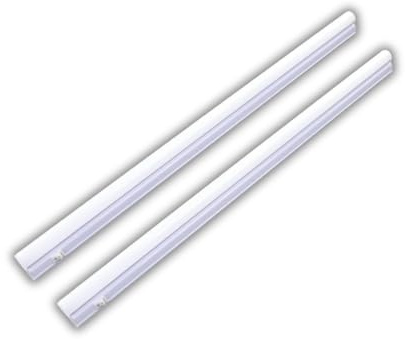 LUXULA 2 Stück LED Unterbauleuchte 60cm, 8W 720lm, 4500K, 575x22x36mm | mit Schalter, 4500K Neutralweiß, verknüpfbar, Unterschrankleuchte, Lichtleiste 230V für Küche und Werkstatt