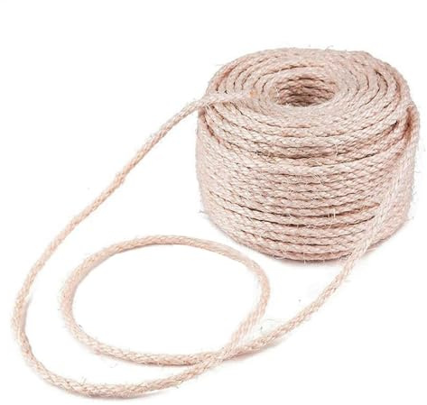 Sisal Rope Scratching Cat - Cat Tree Natural Sisal Rope, Cat Scratching Post Replacement | Heavy Duty Thick Twine Rope Craft Projects, Cat Scratches Wrapping Arts & Crafts