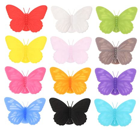 CONGARTENO 12pezzi Marcatori Per Silicone Etichette Decorative Per Segnabicchieri Per e Cocktail