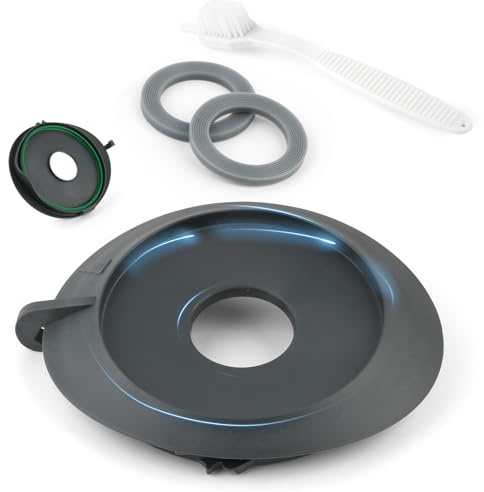 TGHongKy Rührtopf Deckel für Thermomix TM31 Mixtopf Deckel für TM31 Deckel Topf Küchenmaschine Zubehör Gute Abdichtung Inklusive Reinigungsbürste Und Dichtung 4 Teiliges Set XX