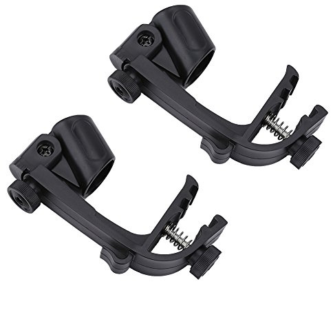 Drum Microphone Clip, Adjustable Durable Plastic Drum Rim Clamp, Compact Secure Fit for Studio Stage Home Professional Use, for Musicians Drummers Recording Artists Music Studios