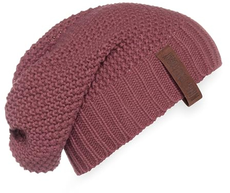 KNIT FACTORY - Coco Mütze - Strickmütze für Damen und Herren - Slouch Beanie - Wintermütze mit Wolle - Hochwertige Qualität