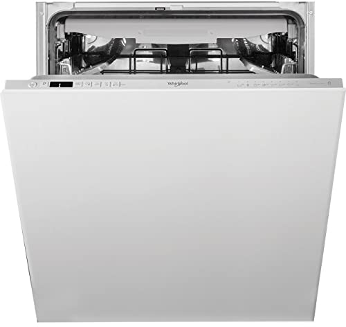 Whirlpool WIC3C33PFEUK Fully Integrated Standard Dishwasher - Silver Control Panel with Fixed Door Fixing Kit - D Rated