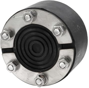 WITTKOWARE Serie BRRD Mauerdurchführung für 1 Kabel oder Rohr (Außen 100mm, Innen 15-55mm)