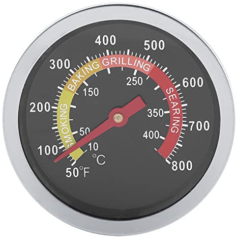 Thermomètre pour Barbecue en Acier, Jauge de Température pour la Cuisson de la Barbe, Thermomètre de Montagne Smokey, Enders Diego, 50~800 ℉ L