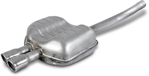 BESTPRICE 1x Endschalldämpfer Kompatibel mit VW CC B7 (358), PASSAT B6 (3C2), PASSAT B6 Variant (3C5), PASSAT B7 (362), PASSAT B7 Variant (365), PASSAT CC B6 (357)