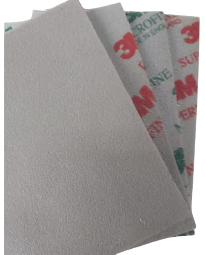 Realizzato con tamponi abrasivi morbidi 3M per levigatura e lucidatura, lavabili e riutilizzabili a secco e a umido, fini (5 pezzi_3M 2602 pad morbido, Grana 200