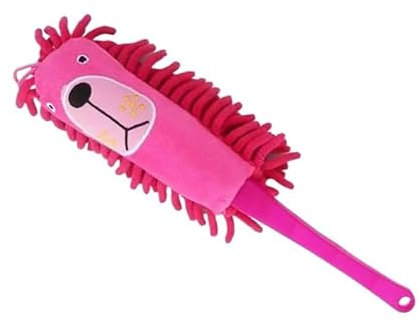 Müheloses Entfernen von Schmutz: Leichter Staubwedel mit weichen, saugfähigen Köpfen for Decken, Jalousien, Regale und mehr(Pink)