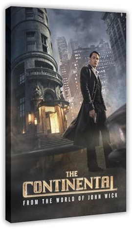 DAYOBOB TV-Serie The Continental:From The World of John Wick Poster auf Leinwand Poster Schlafzimmer Dekor Landschaft Büro Zimmer Dekor Geschenk 60 x 90 cm