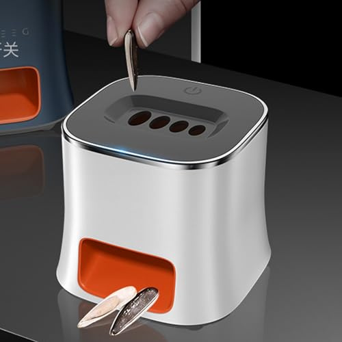 Peladora Automática de Semillas de Calabaza y Girasol, Abridor de Nueces Recargable por USB con Interruptor de Sensor Táctil, Almohadillas Antideslizantes para Semillas de
