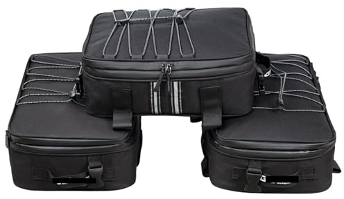 Sacoche de Selle BMW pour R 1200/1250 GS LC Adventure - Accessoires Moto Étanches avec Coffre (3 Sacos)