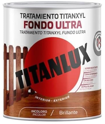 Titan Xyl Lasur fond incolore 4 l m50 traitement intérieur/extérieur