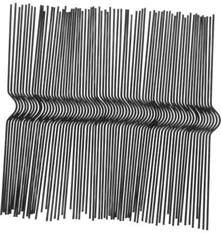 Sewroro 100stücke Schwarze Eisendraht Spiralbindung Haken Kalenderhalter Für Kalender Fotoalben Banner Vielseitig Einhängbar Einfache Montage Ohne Werkzeug Für Büro Zuhause