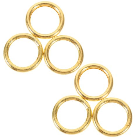 Cabilock Servietten-Set Mit 6 Serviettenschnallen Aus Metall Eleganter Aus Zinklegierung Für Tischdekoration