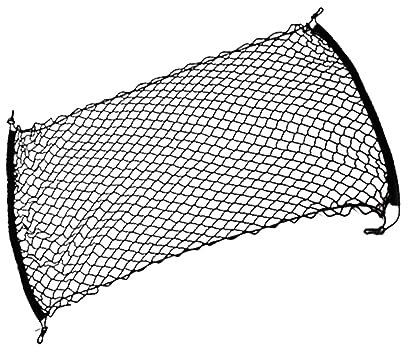 PRETYZOOM Rete Portabagagli Auto Elastica 95x65 Cm in Cotone Nera