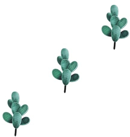 TOYANDONA 3 pièces Décoration Jardin Cactus Acrylique Extérieur Piquet pour Pelouse Patio et Jardin Ornement Facile à Installer pour Intérieurs et Extérieurs