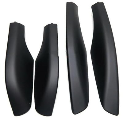 Tetto Supporto Portapacchi 4 Pezzi Di Barre Portatutto Per Bagagli Sul Tetto Per Toyota, Per Fortuner, An50, An60, Per Hilux SW4, 2004-2014, Tappo Di Protezione In Plastica, Nero Opaco.