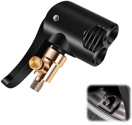 Autoventil Hebelstecker,Französisches Ventil Adapter Fahrradventil,Fahrradventile,Air Chuck,Luftpumpe Umwandlungsaufblasclip,Ablassbar Universal Kompatibel für Autoreifen,Fahrradreifen(Entgasbar)