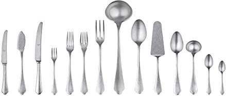 Mepra Dolce Vita 113-piece Set, Acciaio Inox, Pewter, 41 x 33 x 21.5 cm