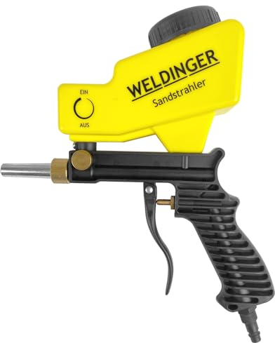 WELDINGER Druckluft-Sandstrahlpistole mit Tank