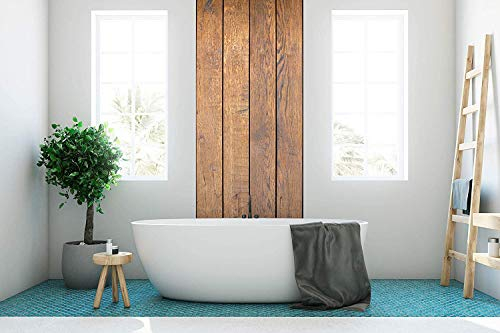 Oedim Vertikale Bordüre aus Vinyl und Tapete in Holzoptik | Dekoration | Vinyl | Tapete | Verschiedene Größen | 77x260cm