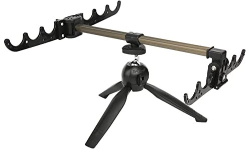 Supporto per Canna da Pesca Sul Ghiaccio, Treppiede per canna da pesca Pieghevole Supporto per canna da Pesca Regolabile per Esterno Accessori da Pesca