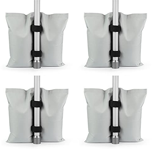 RIOGOO 4pcs-Pack Pesos para Carpas Bolsas Pesadas de Arena Cosida de Grado Industrial para Trabajo Pesado, Pesas de piernas para Pop-up Canopy Carpa Pies Cargados