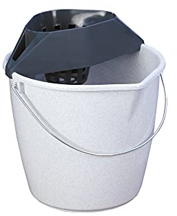 Denox Seau de 12 L avec essoreuse, Granit, ø315 x 325 mm