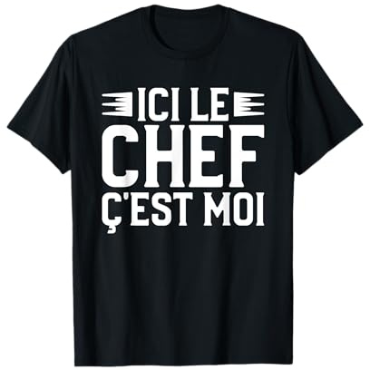 Ici Le Chef Ç'est Moi Cuisiner T-Shirt