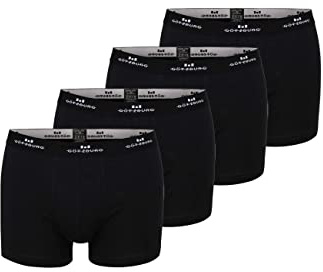 Götzburg 4er Pack Boxershorts Herren sportliche Unterhosen Retro Pants