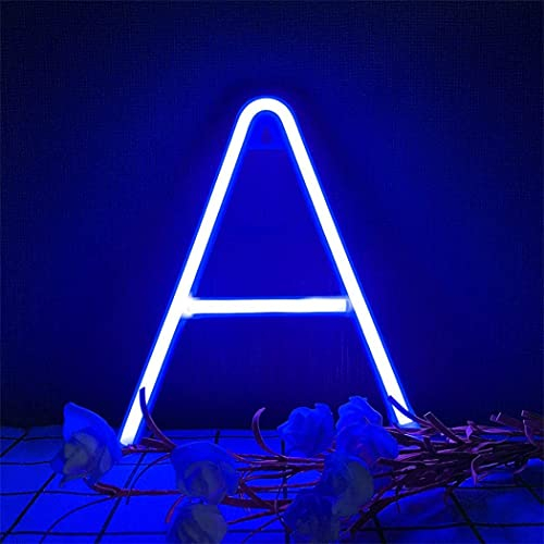 OOWOKS Personalisiert LED Leuchtschild - Groß Benutzerdefinierte Neonschilder für Wanddekoration Schlafzimmer Hochzeit Geburtstag Party Heim Bar Salon Lampe Logo Lichtzeichen Bar Leuchtschild