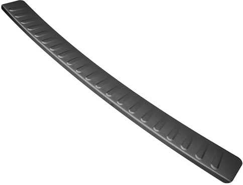 Aroba AR1189A-BLM - Protector de borde de carga de acero inoxidable antracita cepillado compatible con Volkswagen Tiguan Allspace a partir del año de fabricación 9.2017 > Ajuste perfecto para el borde