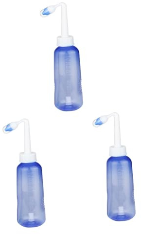 3 Piezas Enjuague Nasal Para Niños Pote De Neti Pote+neti Botella De Lavado De Senos Paranasales Limpiador De Lavado De Nariz Limpieza De Senos Paranasales Familiar Lavadora