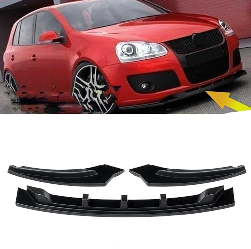 ZYAURA Auto Frontspoiler für VW Golf 5 GTI 2003-2008 ABS Frontlippe Spoiler Frontsto Stange Spoiler Frontspoilerlippe Frontlippe Splitter Spoiler Wing