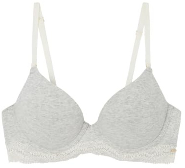 Women'secret Soutien-Gorge Push Up pour Femme, Gris, 90C