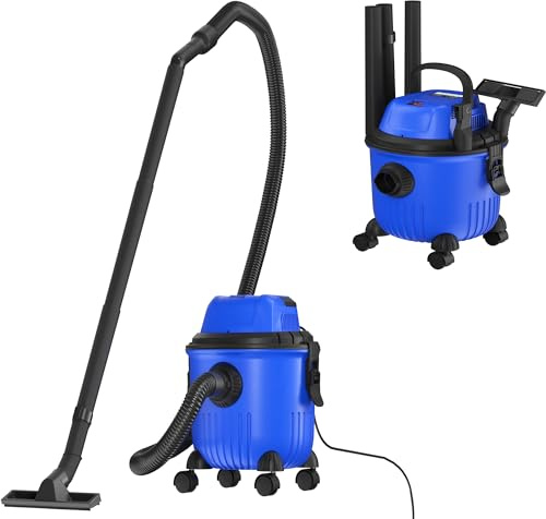 ANSIMIDA Heavy Duty Bagless Vacuum Cleaners, Powerful 800w Lightweight Floor & Carpet Bagless Vacuum, 15L Canister, Easily Portable, Easy to use for Stairs and Car Cylinder Vacuum Cleaner