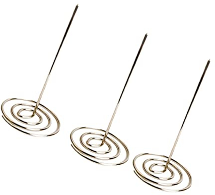 Tofficu 3piezas Menú Convocatorio Tenedor Organizador De Metal Para Recibos Facturas Notas Soporte Perforador Para Restaurante Oficina Plata