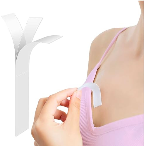Bustify Securetape Body Tape adhésif Double Face Peau 50 Bandes Transparent Flexible – Idéal pour vêtements Femme Scotch Double Face Vetement et Scotch Sein Poitrine Fashion Tape Version 2024