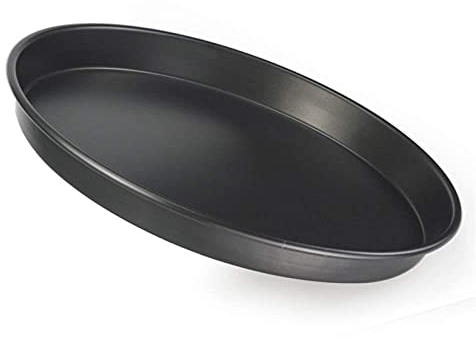 AYKANING Pizza Pan,Pizza Tray Pizza Stone Pizza Baking Mold Round Deep Dish Pizza Pan Tray Plate Non-Stick Mold Baking Tool Baking Mould Pan Pattern (Color : 9 inches)