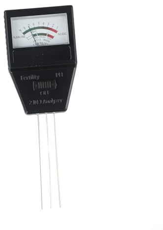 for ENSURE Maximum Plant Health with this NPK Fertilizer Meter and Soil pH Meter