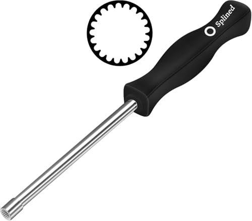 SANTUO 530035560 Tournevis de réglage de carburateur Outil de réglage pour la plupart des petits moteurs à 2 cycles 21 dents Tournevis cannelé Carburateur Carb