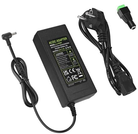 24V 6A Netzteil Adapter,144W Spannungswandler AC 100-240V zu DC 24V Netzadapter Transformator Trafo 5,5mm x 2,5/2,1mm DC Jack,Universal Steckernetzteil Adapter für LED Streifen,LCD Monitor,LED Treiber