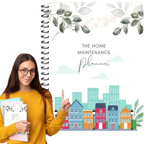 Carnet De D'entretien Maison Planificateur Mensuel De Rénovation Domestique