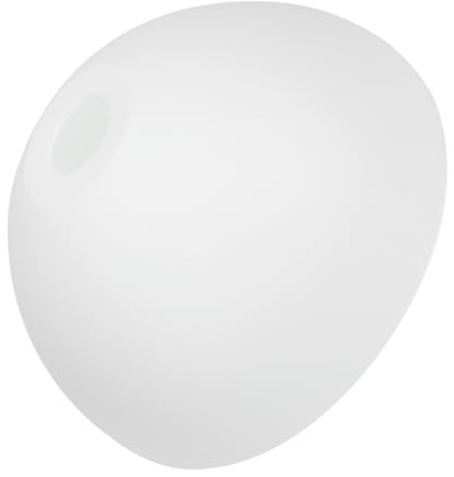 HOLIDYOYO Abat-jour en Plastique Forme Champignon Design Moderne Simple Pe Blanc Compatible et Décoratif pour Lampe de Bureau et Chambre pour Ventilateur de Plafond