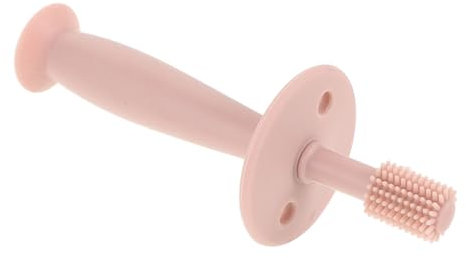 HAMPPLIES 1stück Silikon Zahnbürste Für Junge Mädchen Mit Schutzblende Manuelle Zahnpflege Für Kleinkinder Sanfte Borsten Ergonomischer Griff Sicher Für Empfindliches Zahnfleisch Für