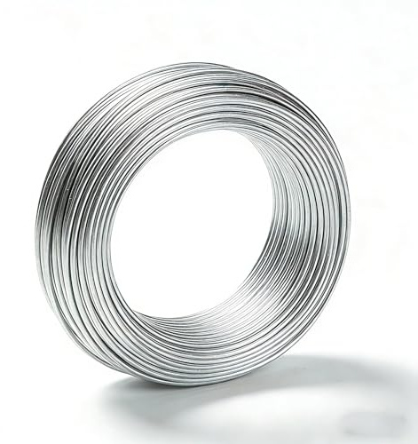 18 Gauge 1mm Aluminum Craft Wire for Jewelry Making Sculpting – 131 Feet Metal Wire Bendable Armature Wires – Malleable Wires for Modelling Bonsai Training DIY – Silver Crafting Wire for Dolls Models
