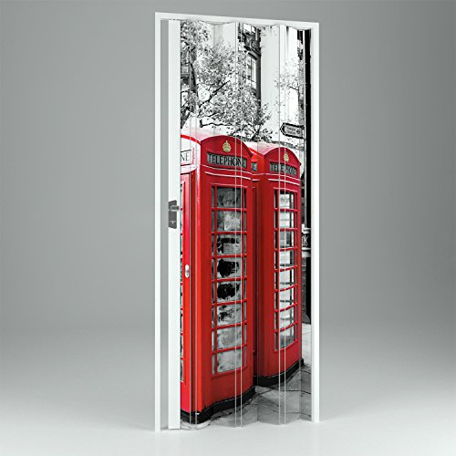 Innenraum Falttür in PVC London 115x214 cm mod. Vera