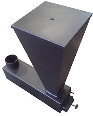 Estufa policombustible Hueso cáscara pellets orujo piñón